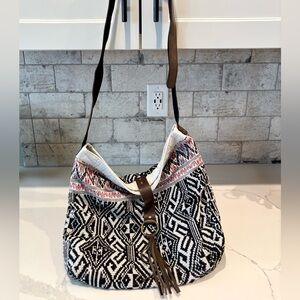 JADETRIBE Knit Hobo Crossbody Handbag